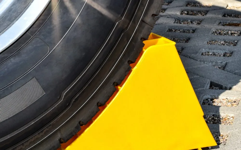 輪止めを正しく使って安全運転!プロドライバーの心得